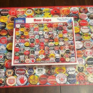 WHITE MOUNTAIN Beer Caps Puzzle - 550 Pieces